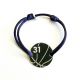 Bracelet Footballeuse jeton 20 mm