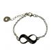 Bracelet gourmette infini xxl