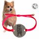 Bracelet chien Spitz jeton 24mm