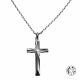 Collier croix argent ou plaqué or